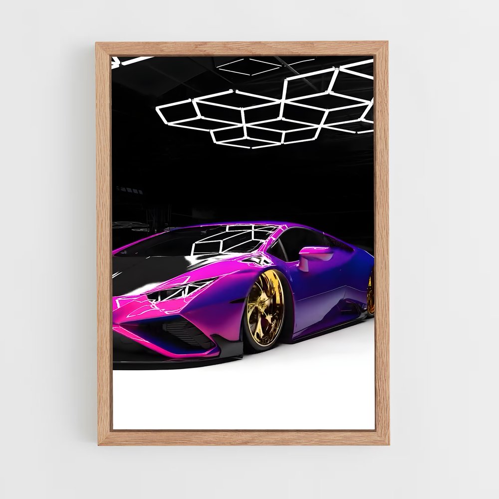 Poster Huracan Dream – affiche Lamborghini (vue 4)